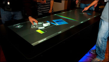 支持50觸摸點的100英寸背投式桌面觸摸屏亮相-【背投顯示專區】-背投顯示|Rear-projector|產品及市場信息資訊-【投影之窗】